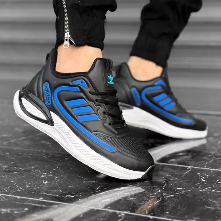 کتانی مردانه آدیداس مشکی کد 28043