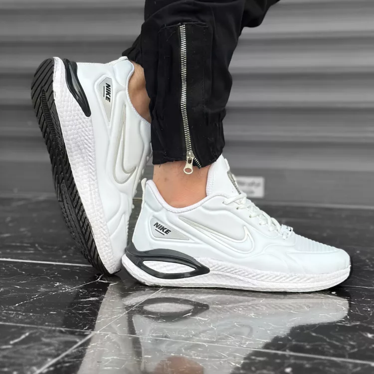 کتانی مردانه نایک سفید کد 28045