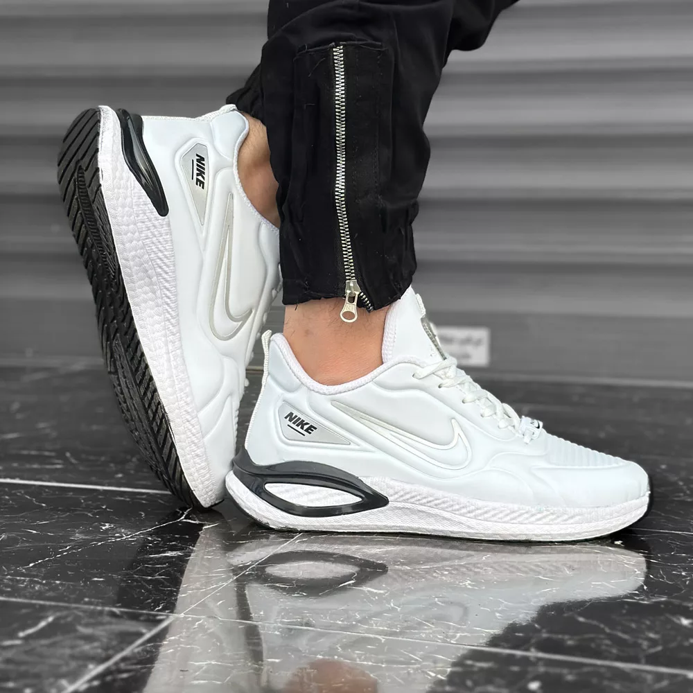 کتانی مردانه نایک سفید کد 28045