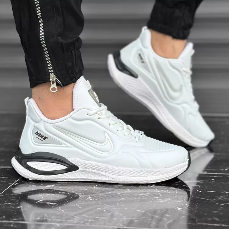 کتانی مردانه نایک سفید کد 28045