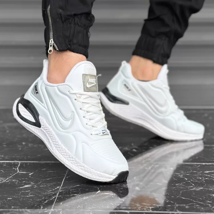 کتانی مردانه نایک سفید کد 28045