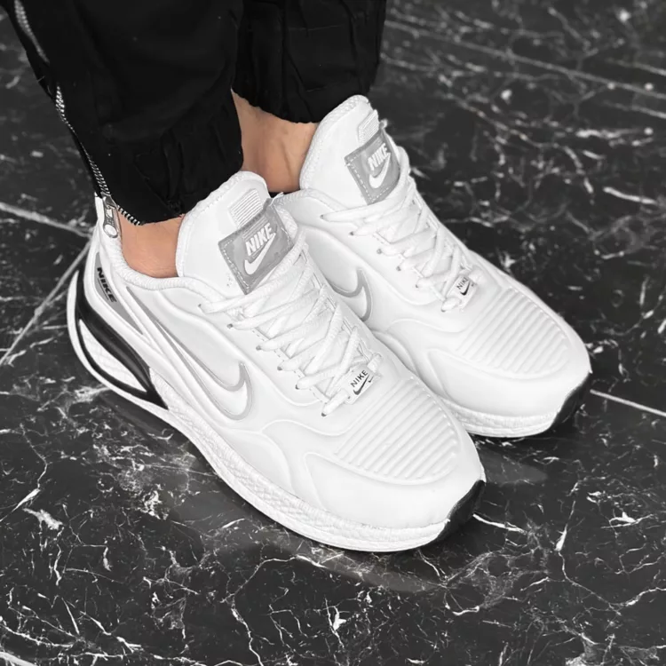 کتانی مردانه نایک سفید کد 28045