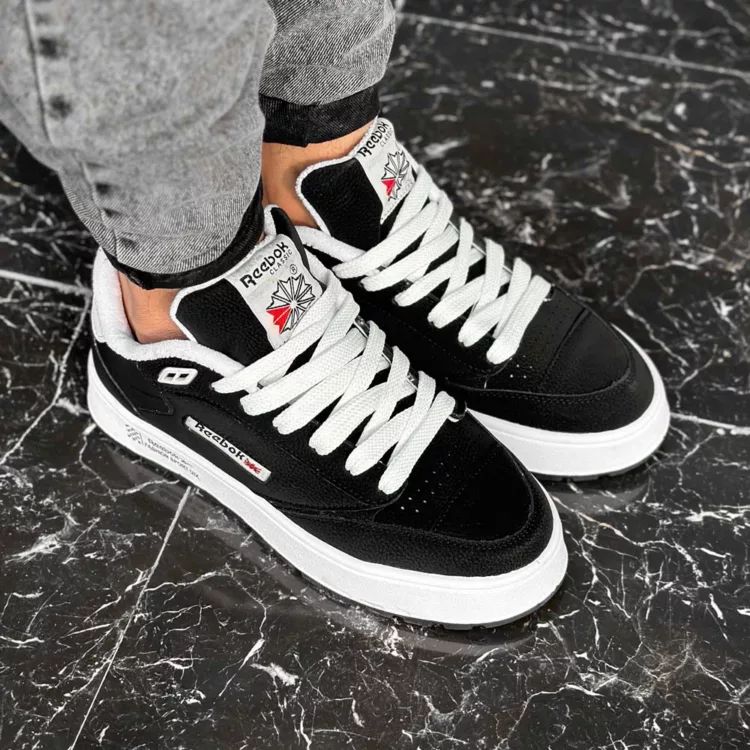 کتانی مردانه ریبوک مشکی کد 28083