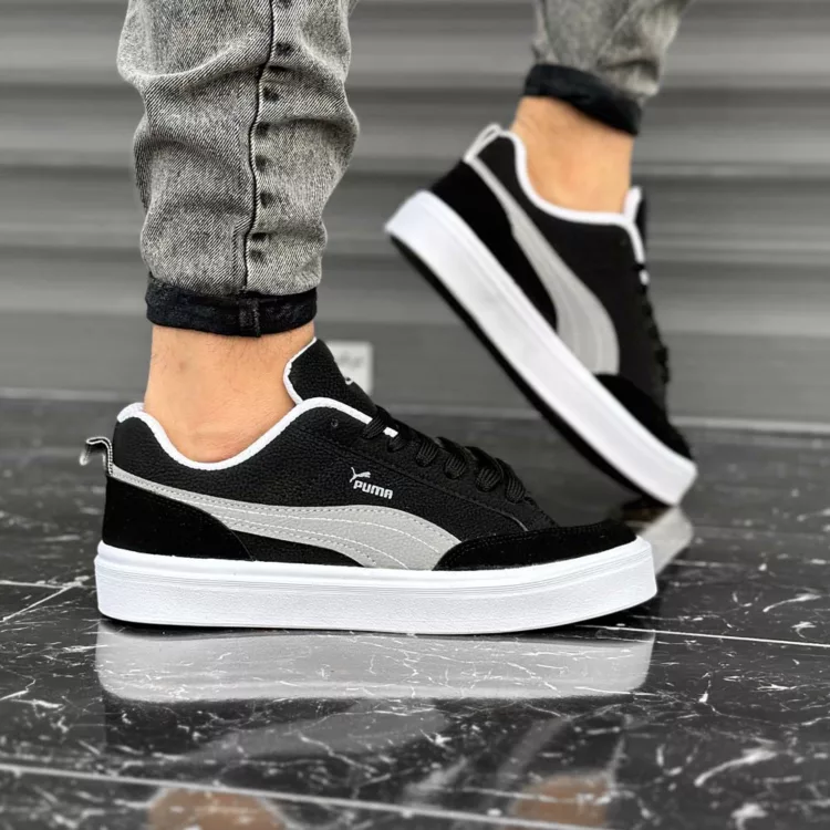 کتانی مردانه پوما مشکی کد 28085