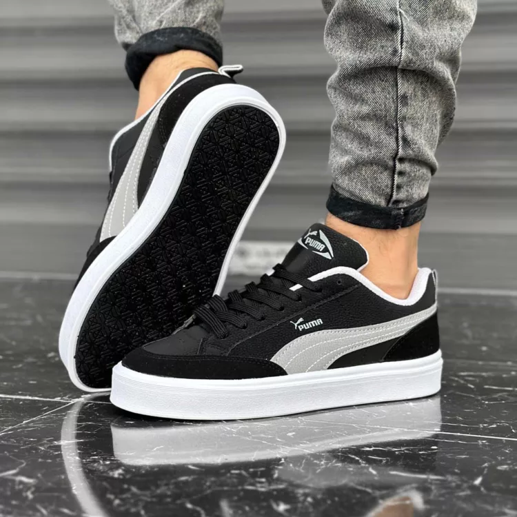 کتانی مردانه پوما مشکی کد 28085