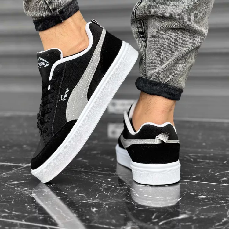 کتانی مردانه پوما مشکی کد 28085