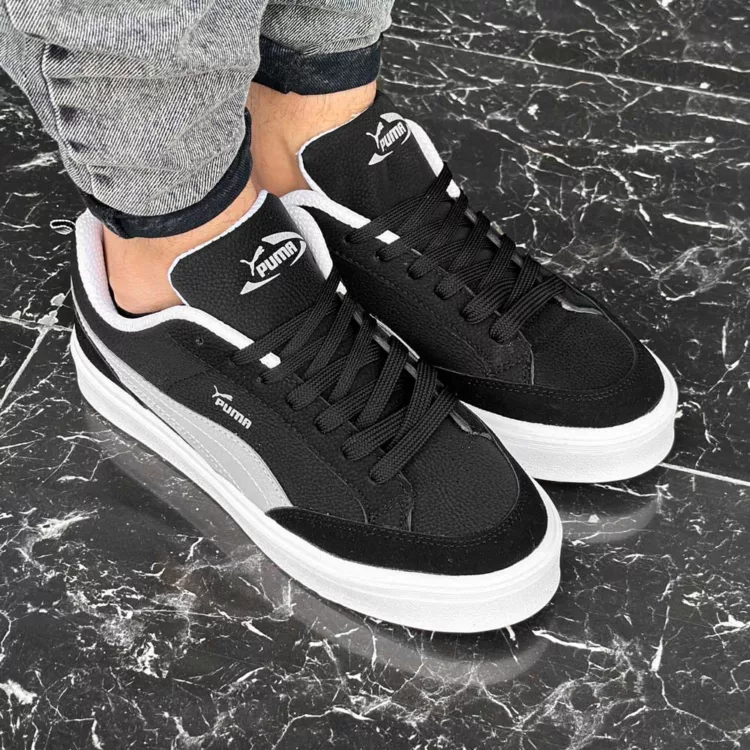 کتانی مردانه پوما مشکی کد 28085