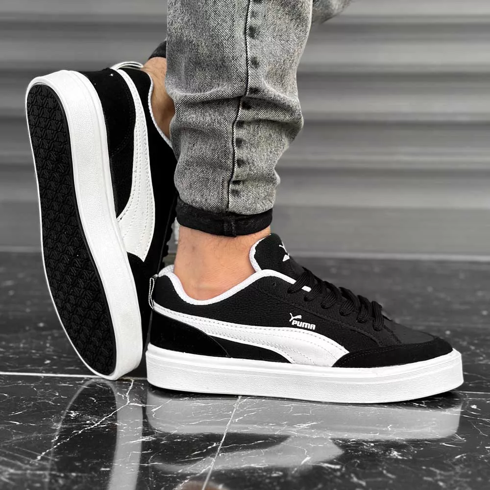 کتانی مردانه پوما مشکی کد 28087