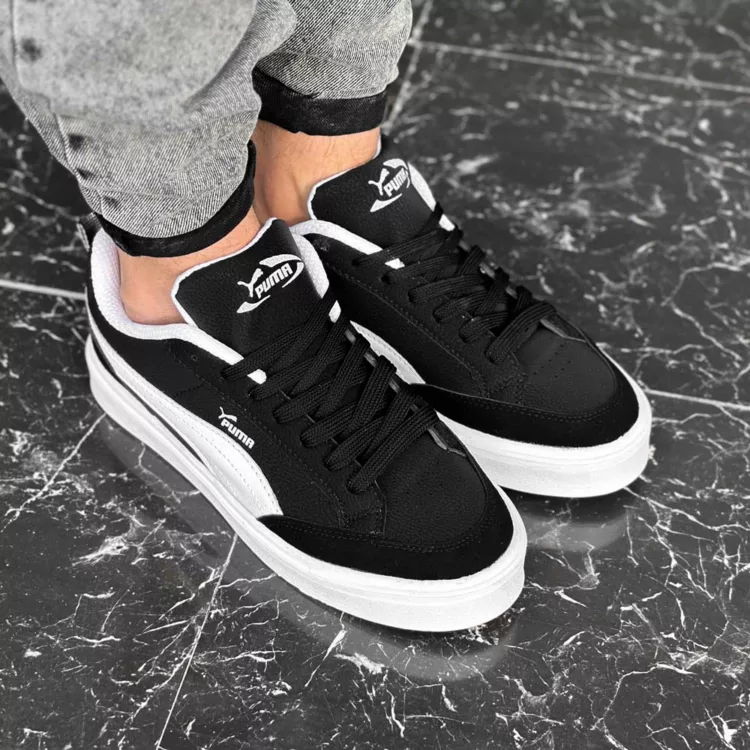 کتانی مردانه پوما مشکی کد 28087