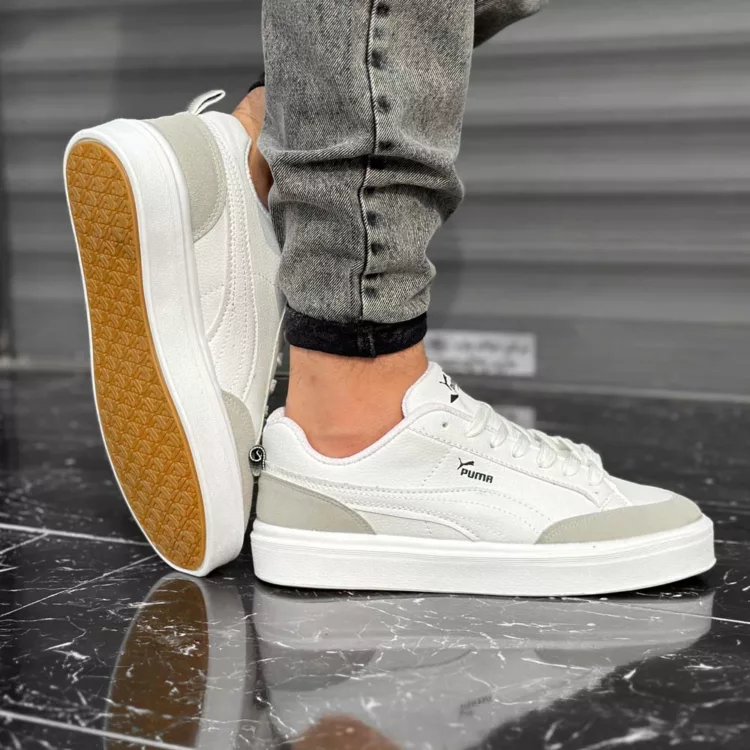 کتانی مردانه پوما سفید کد 28086