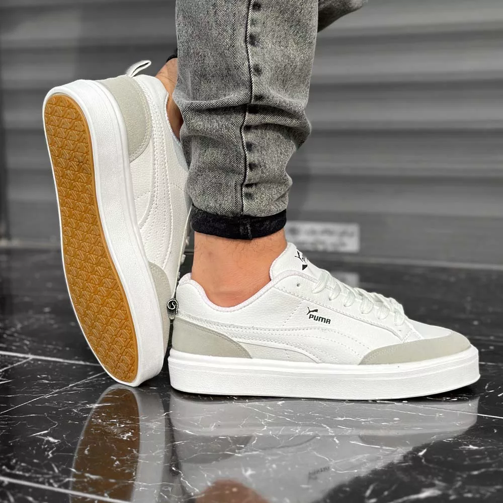 کتانی مردانه پوما سفید کد 28086