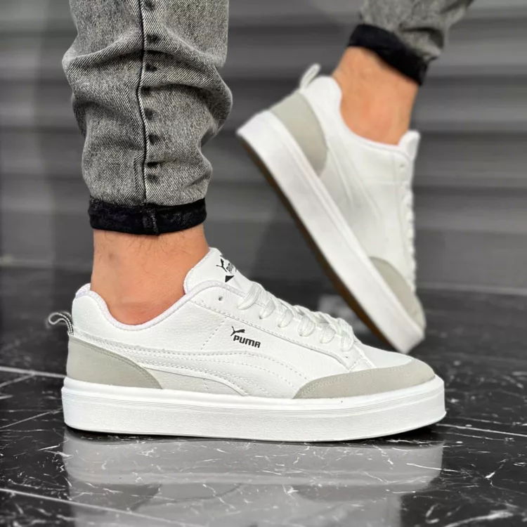 کتانی مردانه پوما سفید کد 28086