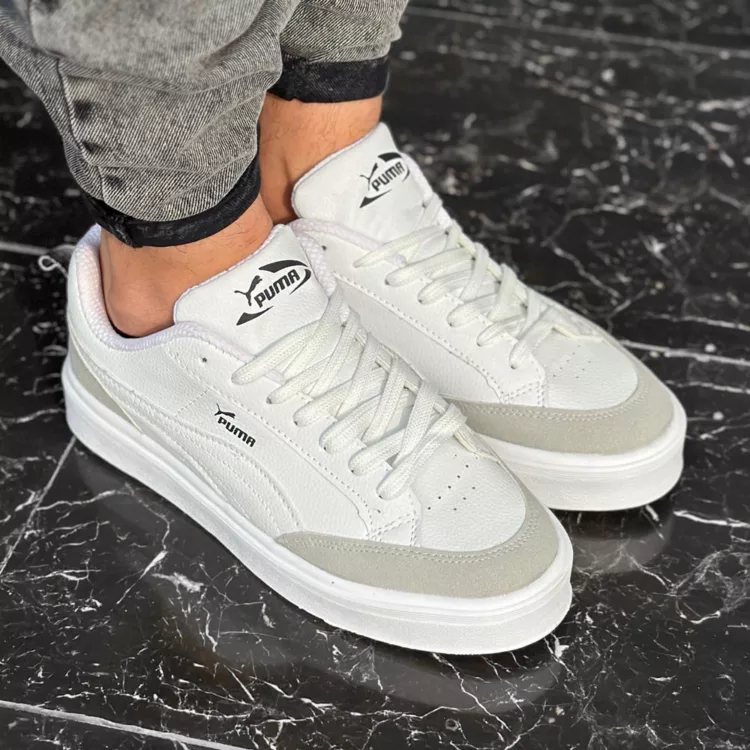 کتانی مردانه پوما سفید کد 28086