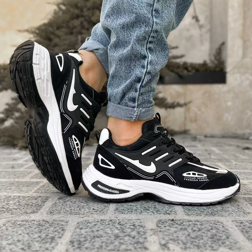 کتانی مردانه نایک فشن مشکی کد 28181