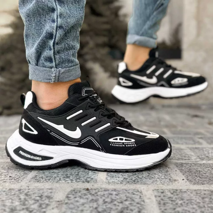 کتانی مردانه نایک فشن مشکی کد 28181