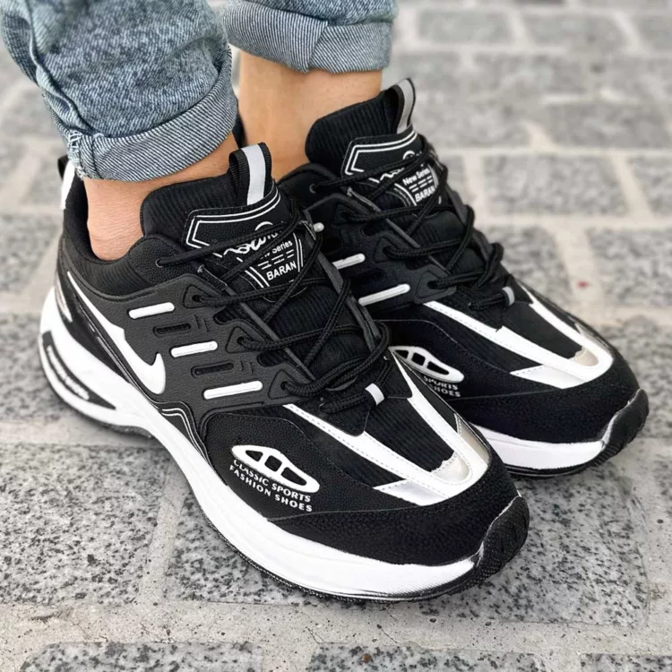 کتانی مردانه نایک فشن مشکی کد 28181