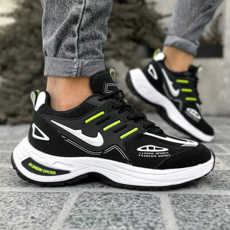 کتانی مردانه نایک فشن مشکی کد 28182