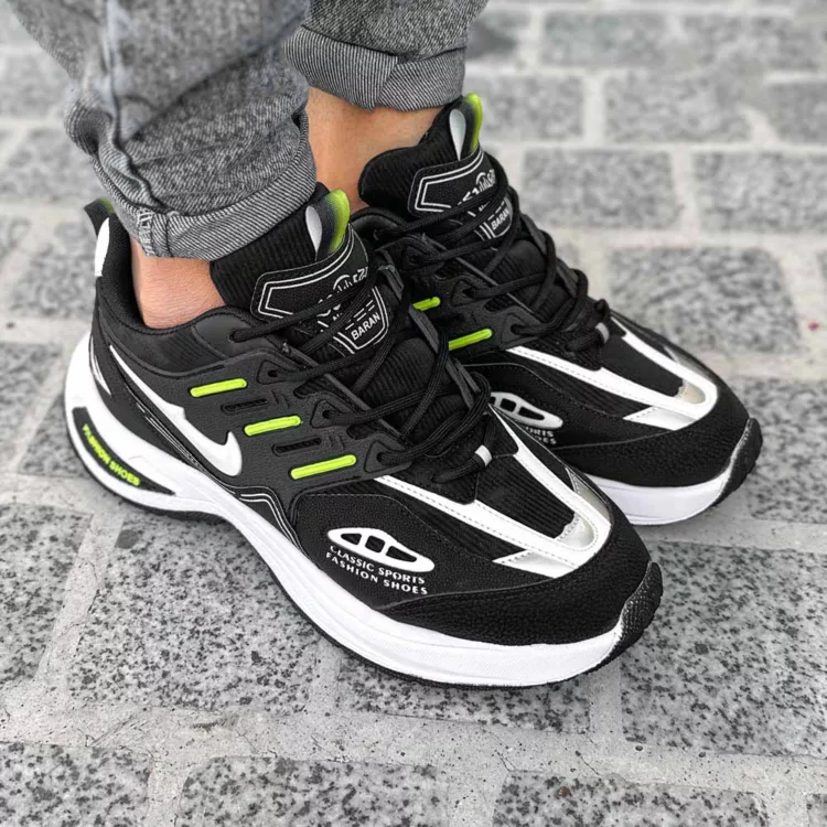 کتانی مردانه نایک فشن مشکی کد 28182