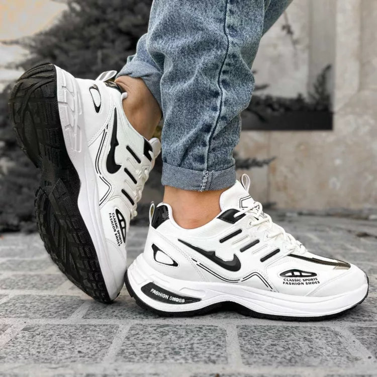 کتانی مردانه نایک فشن سفید کد 28184