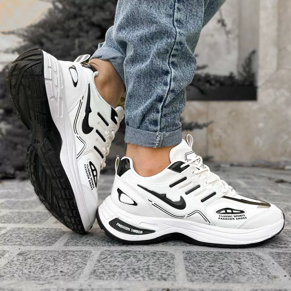 کتانی مردانه نایک فشن سفید کد 28184