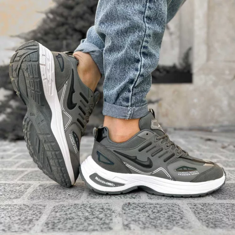 کتانی مردانه نایک فشن نوک مدادی کد 28187