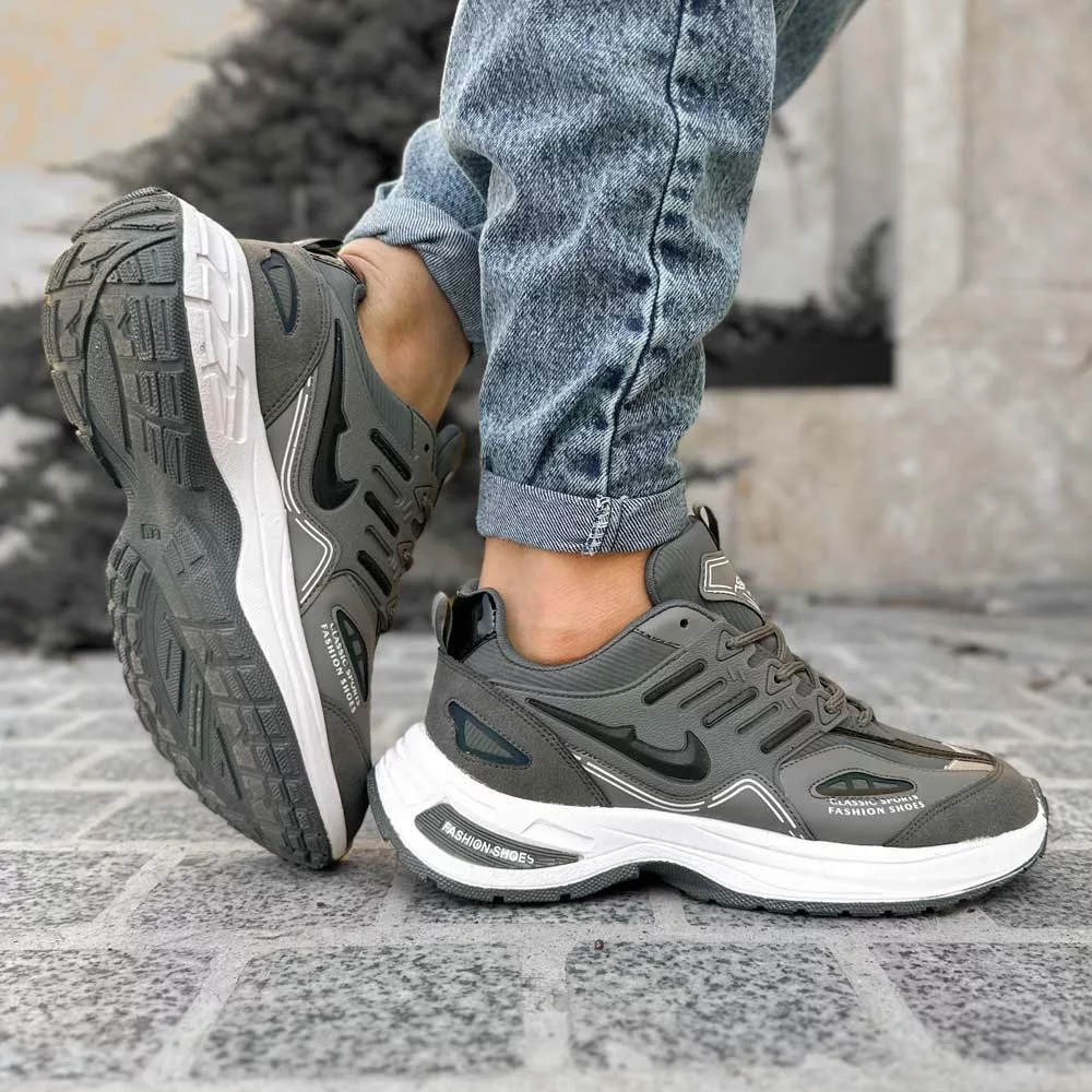 کتانی مردانه نایک فشن نوک مدادی کد 28187