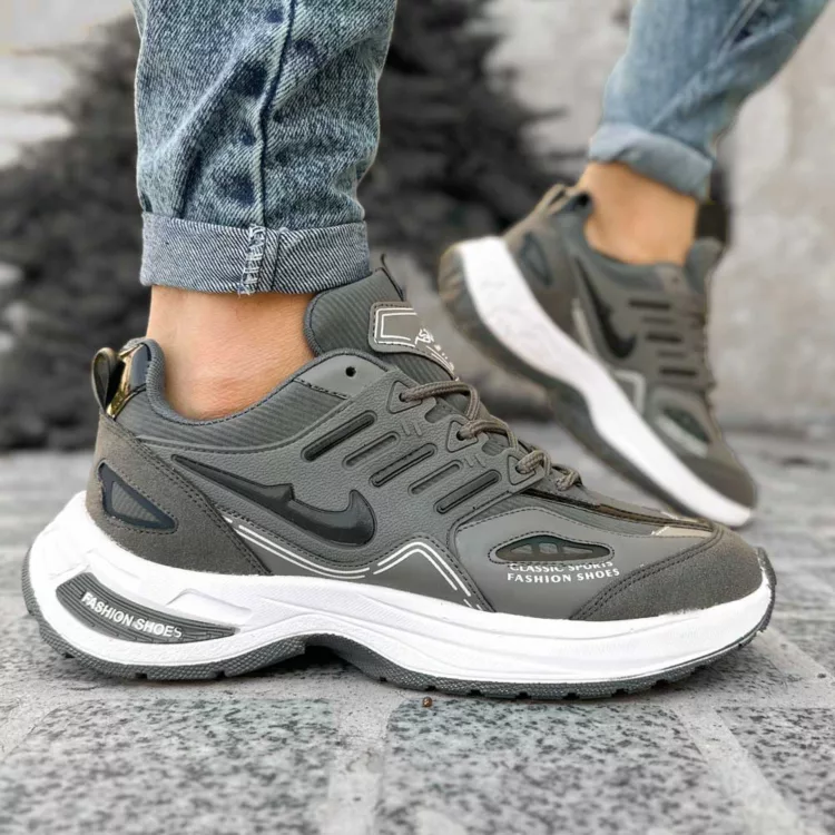 کتانی مردانه نایک فشن نوک مدادی کد 28187