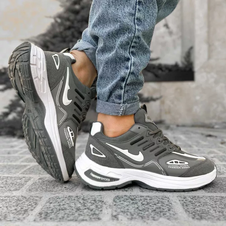 کتانی مردانه نایک فشن نوک مدادی کد 28185