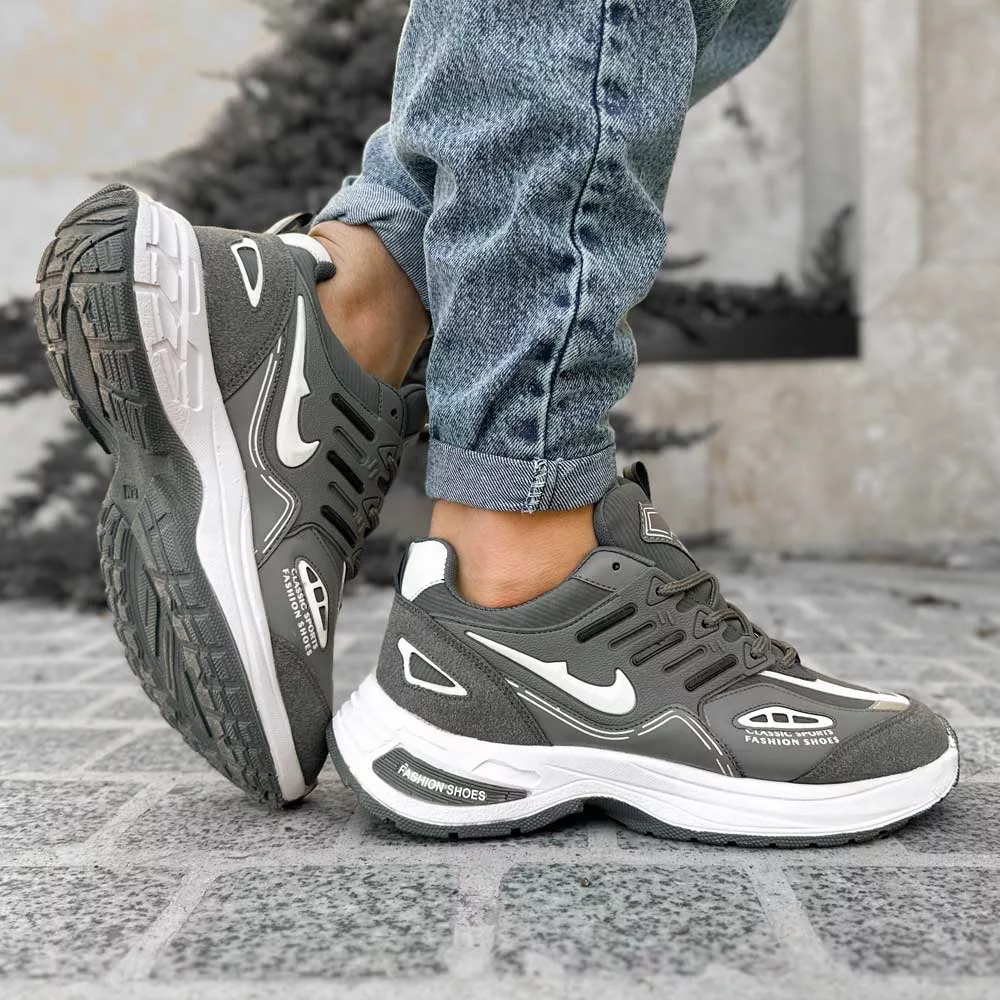 کتانی مردانه نایک فشن نوک مدادی کد 28185