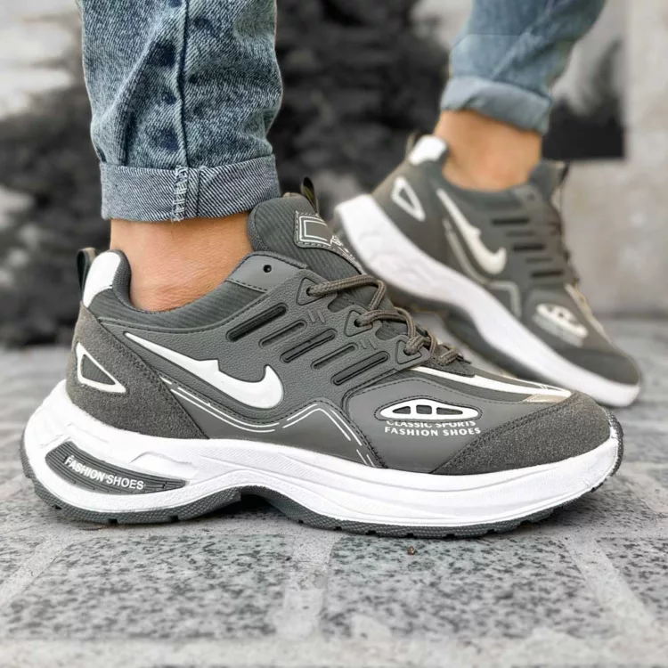 کتانی مردانه نایک فشن نوک مدادی کد 28185