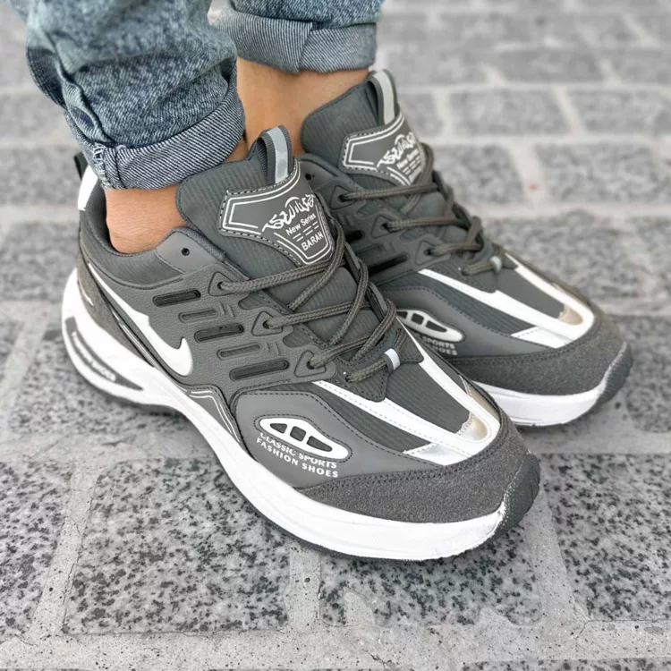 کتانی مردانه نایک فشن نوک مدادی کد 28185