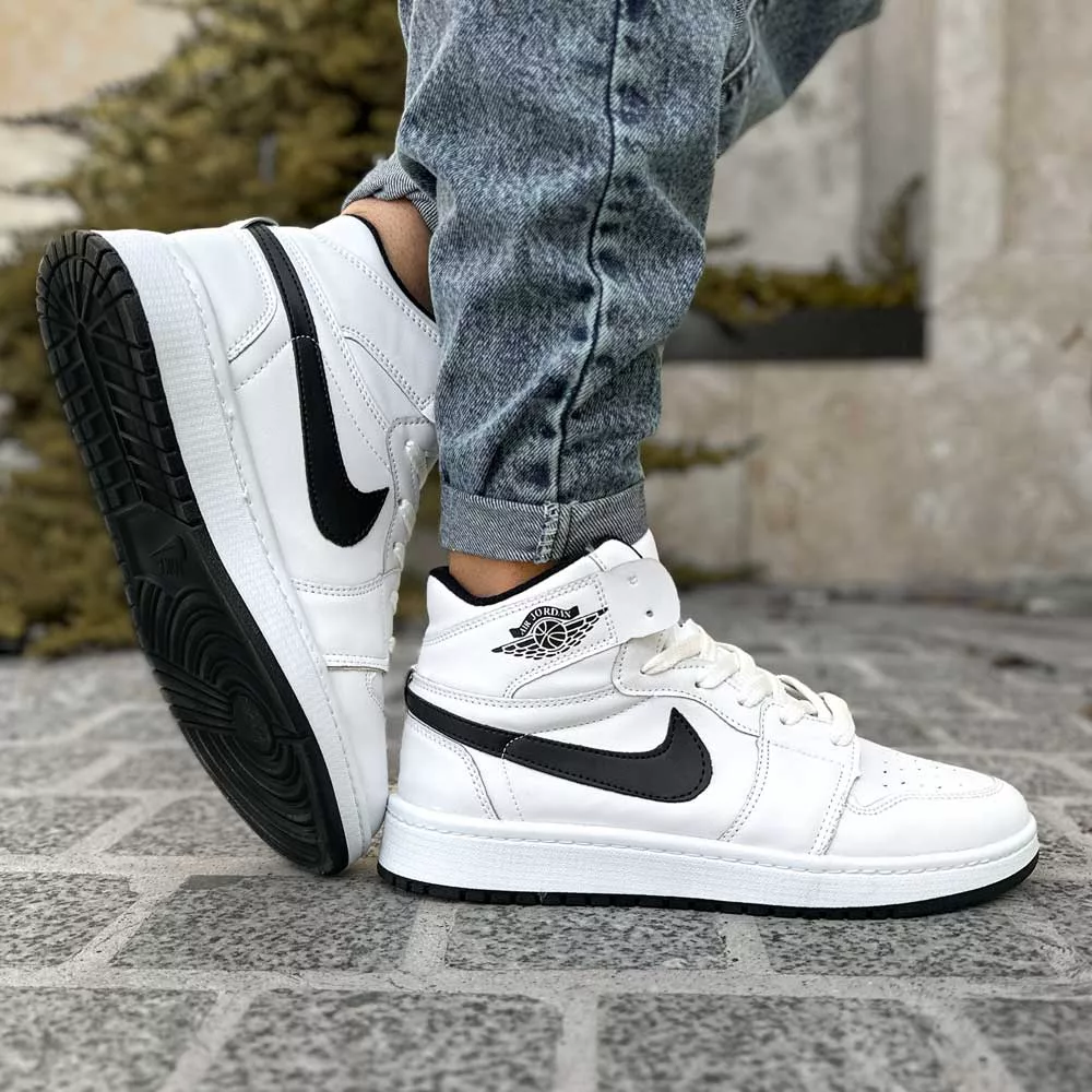 کتانی مردانه ساق دار نایک ایر جردن کد 28119