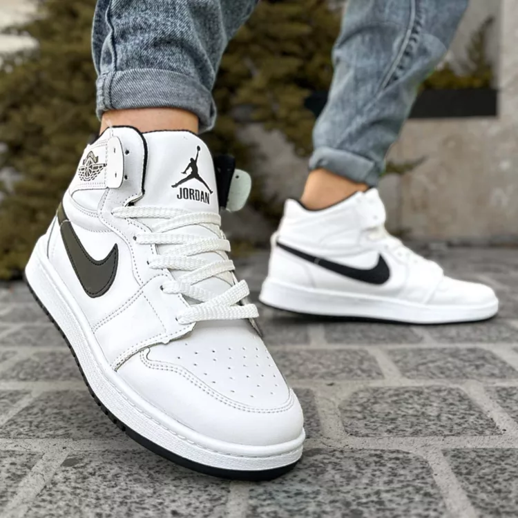 کتانی مردانه ساق دار نایک ایر جردن کد 28119