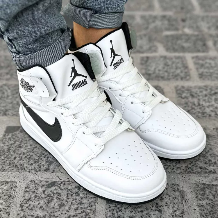 کتانی مردانه ساق دار نایک ایر جردن کد 28119