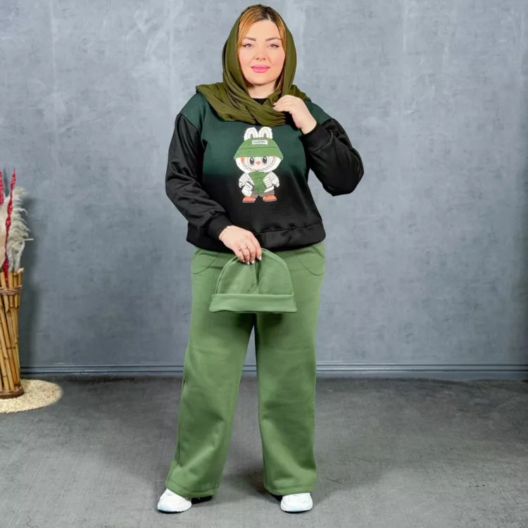 ست سه تیکه دخترانه لبوبو کد 27945