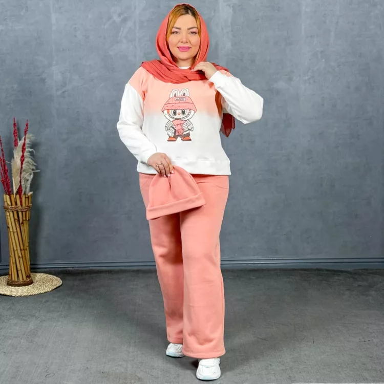 ست سه تیکه دخترانه لبوبو کد 27945