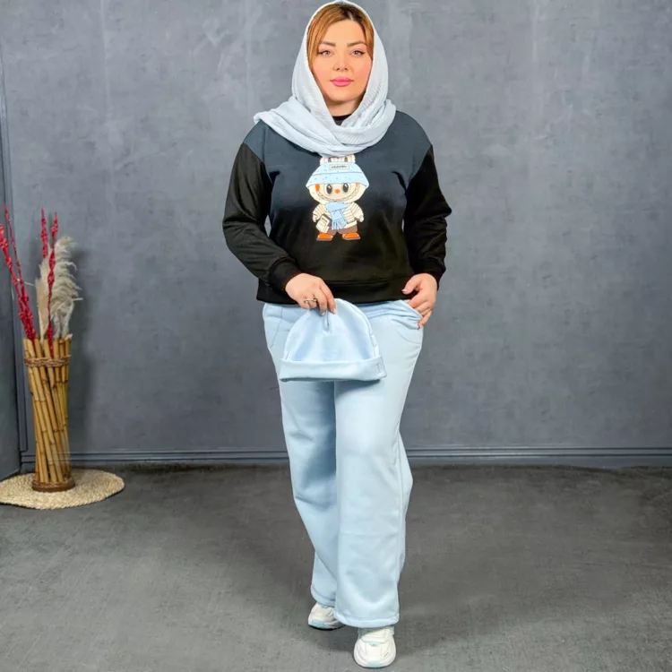 ست سه تیکه دخترانه لبوبو کد 27945