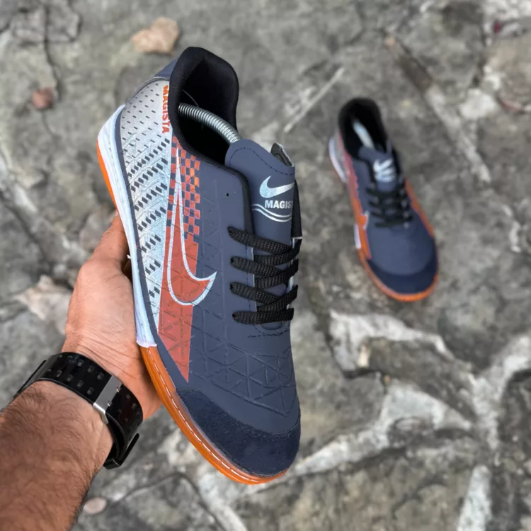 کتانی فوتسال نایک سرمه ای کد 27633