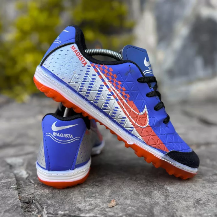 کتانی فوتبال استوک ریز نایک آبی کد 27801