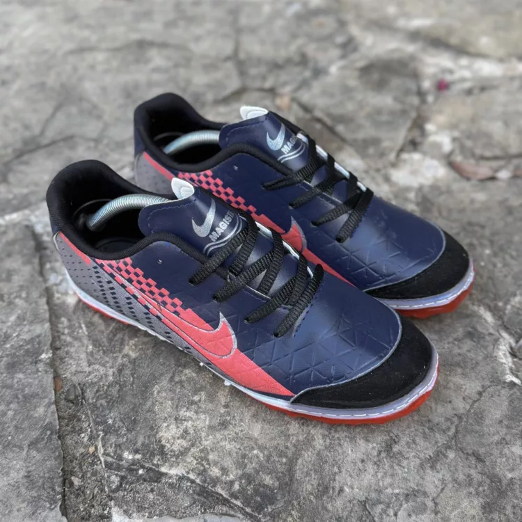 کتانی فوتبال استوک ریز نایک سرمه ای کد 27799