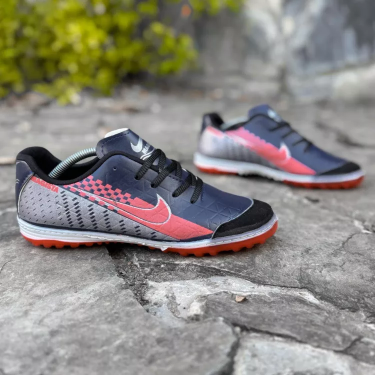 کتانی فوتبال استوک ریز نایک سرمه ای کد 27799