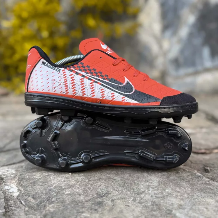 کتانی فوتبال استوک دار نایک قرمز کد 27631