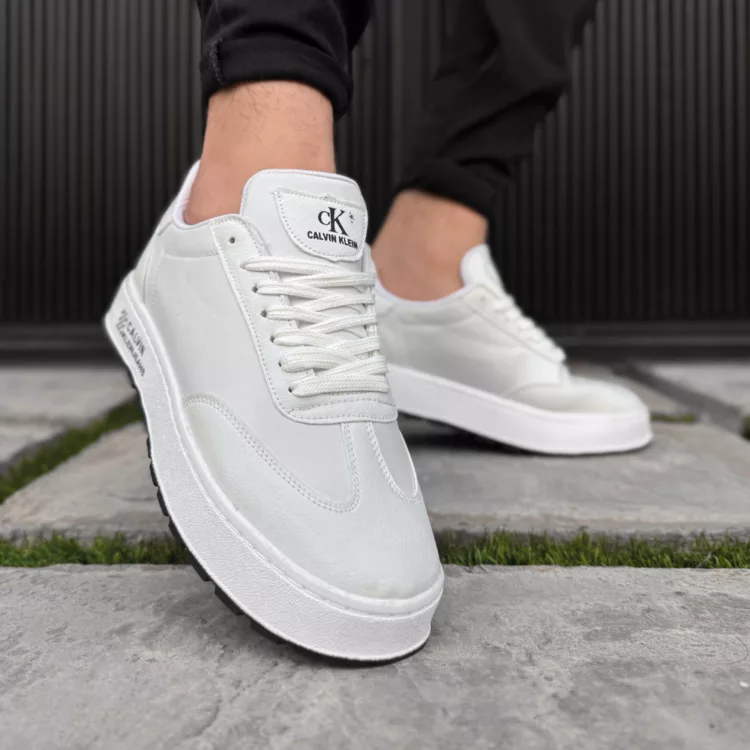 کتانی مردانه کلوین کلین سفید کد 27929