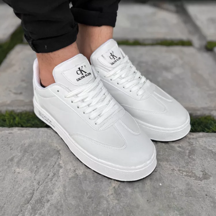 کتانی مردانه کلوین کلین سفید کد 27929