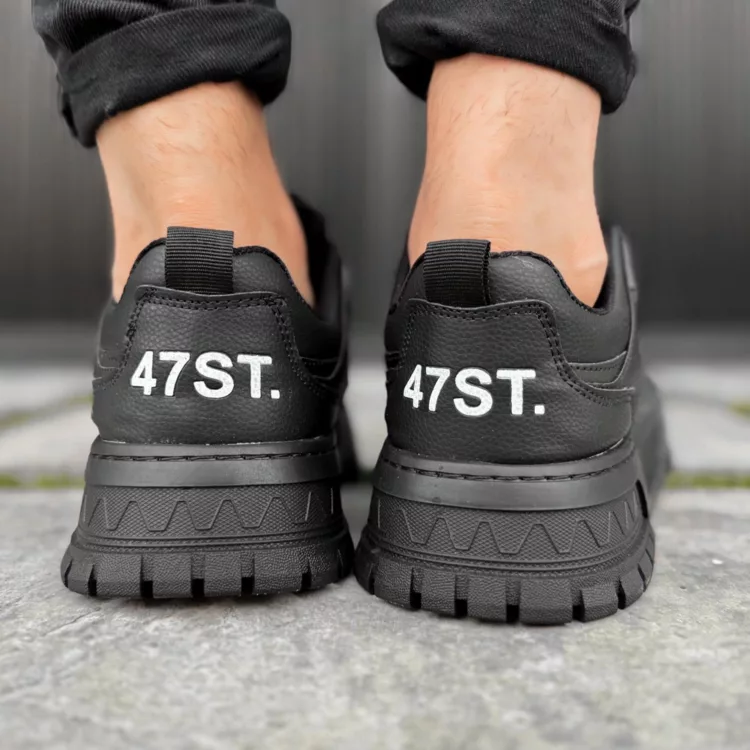 کتانی مردانه مشکی کد 27924