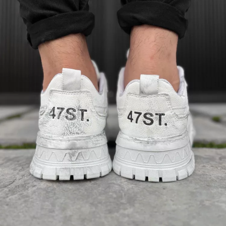 کتانی مردانه سفید کد 27925