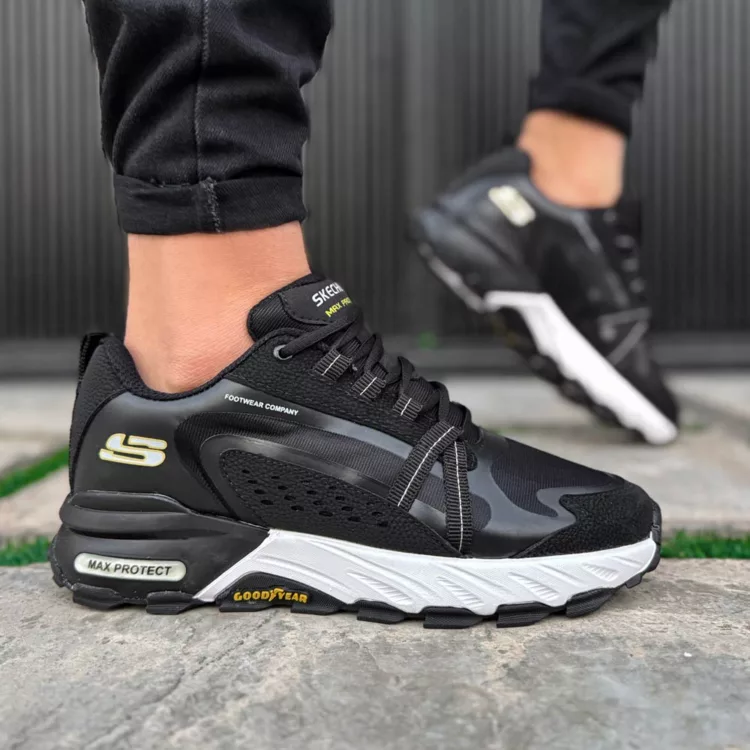 کتانی مردانه اسکیچرز مشکی کد 27926