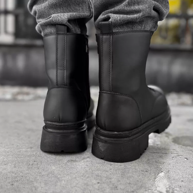 بوت مردانه برشکا مشکی کد 27859