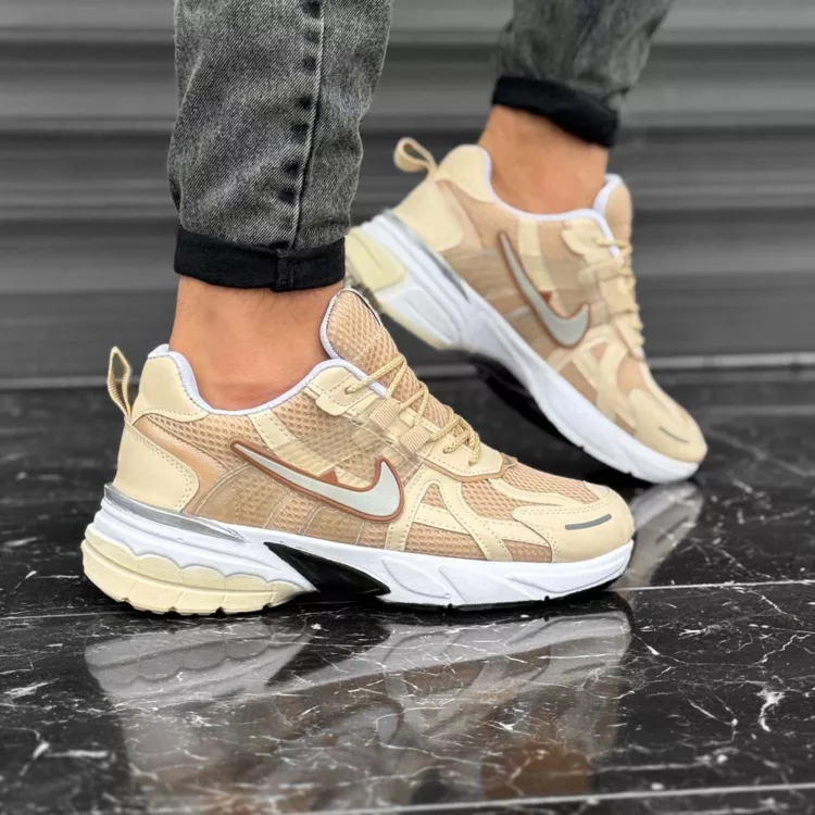 کتانی مردانه نایک V2K کرم کد 28059