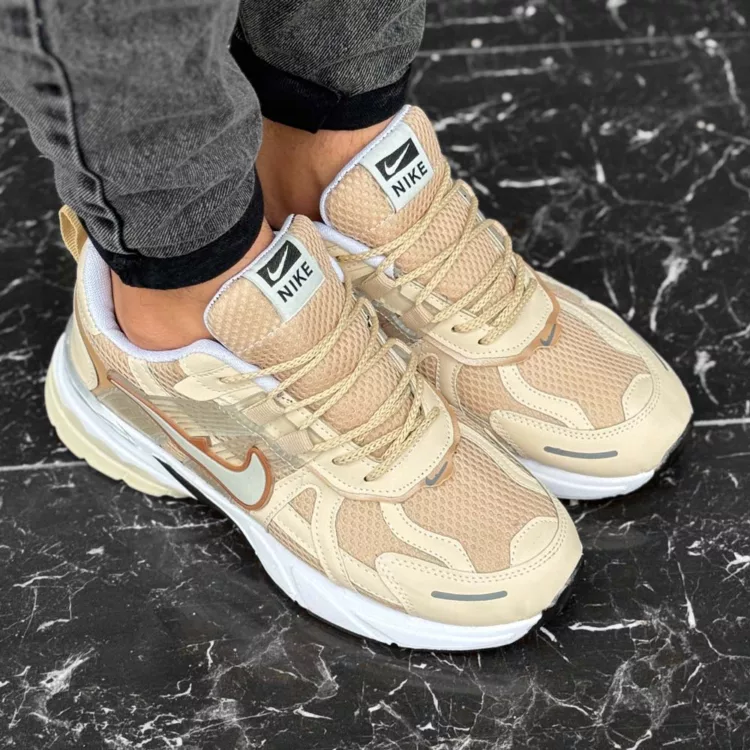 کتانی مردانه نایک V2K کرم کد 28059